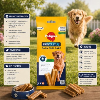 PEDIGREE® Dentastix für große Hunde 270g