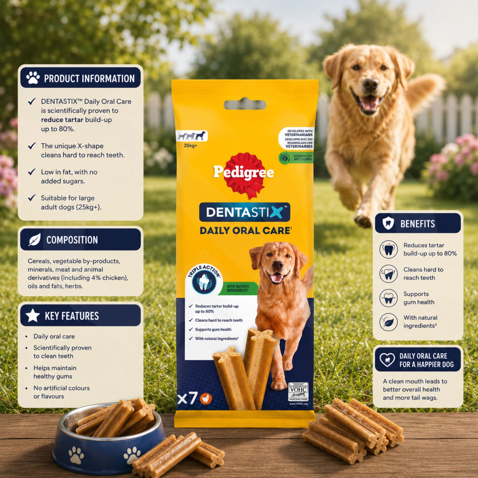 PEDIGREE® Dentastix for Large Dogs 270g