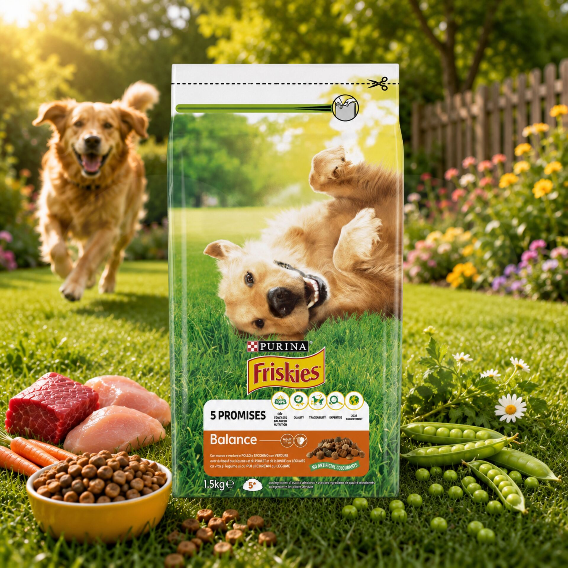 PURINA® FRISKIES Balance Poulet 1.5Kg