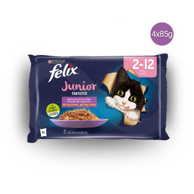 PURINA� FELIX Fantastic Junior 4 x 85g