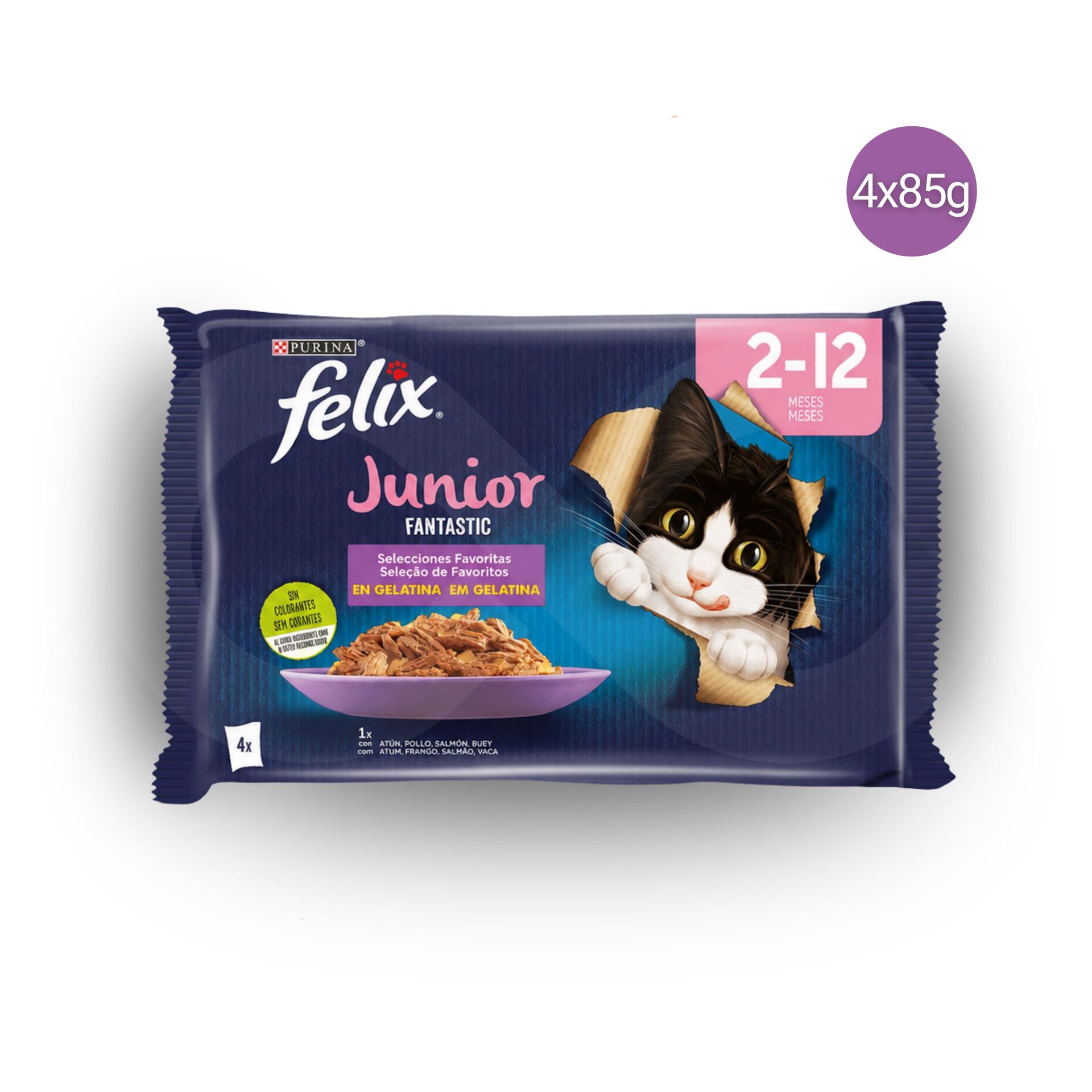 PURINA® FELIX Fantastic Junior 4 x 85g