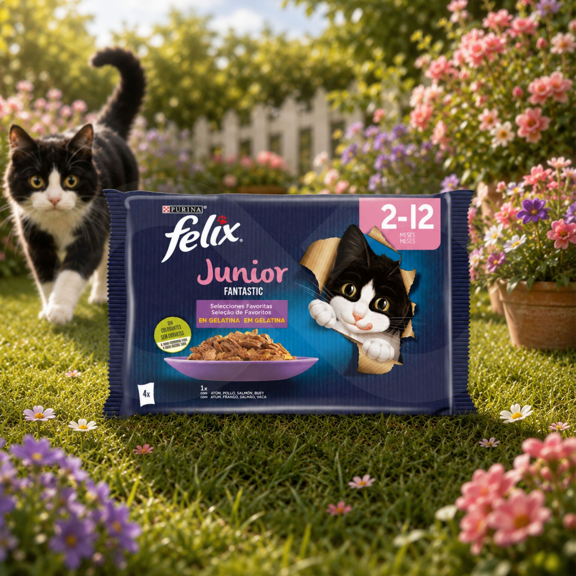 PURINA® FELIX Fantastic Junior 4 x 85g