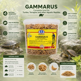 MATIAS® Gammarus para Tartarugas 100 g