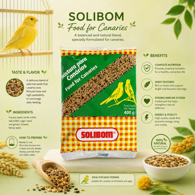 SOLIBOMŽ Mengeling voor Kanaries 400 g