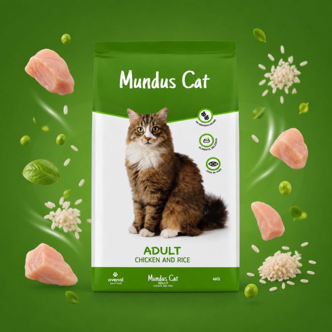 MUNDUS® Adult Katze Huhn & Reis 4 kg