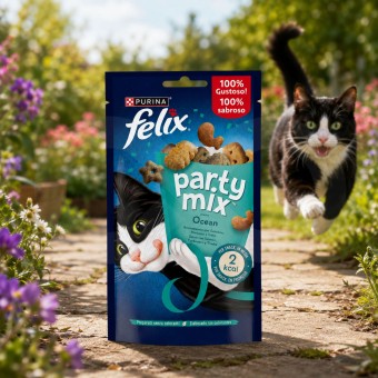 PURINAź FELIX Snack Party Mix Ocean 60gr