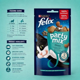 PURINAź FELIX Snack Party Mix Ocean 60gr