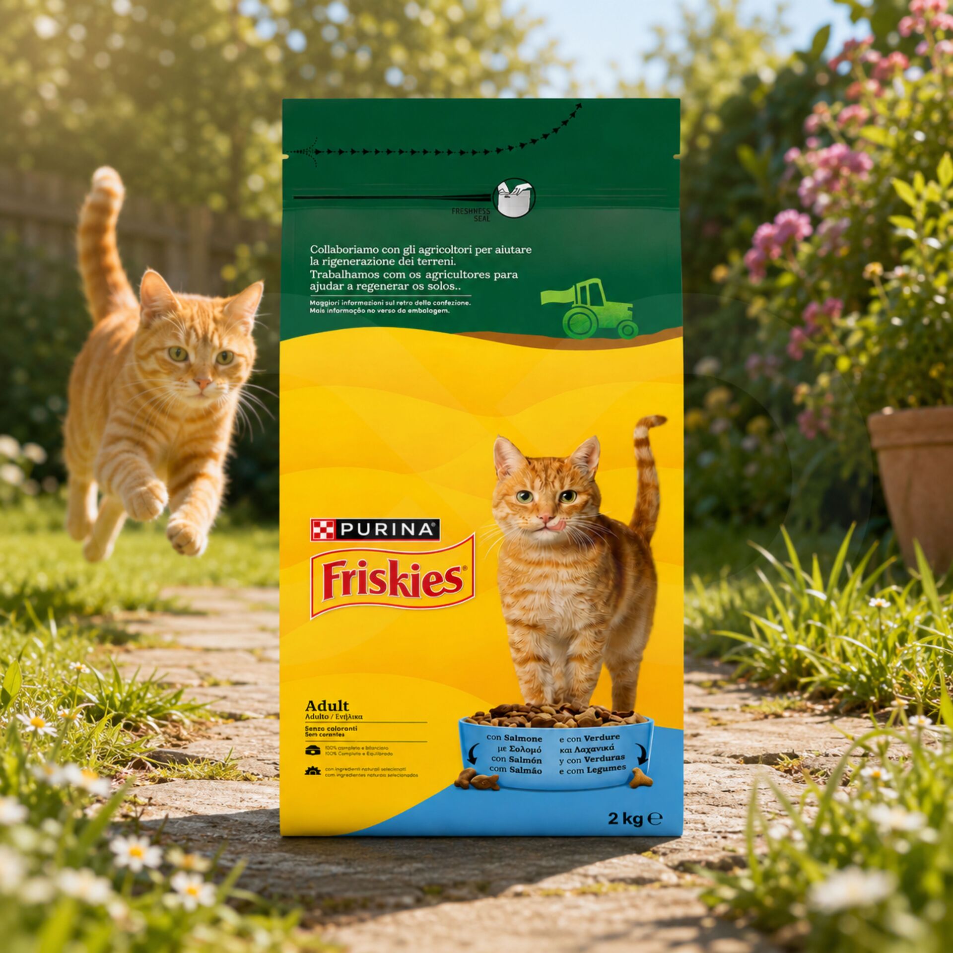 PURINA® Friskies Adult-Katze Meeresfische 2kg
