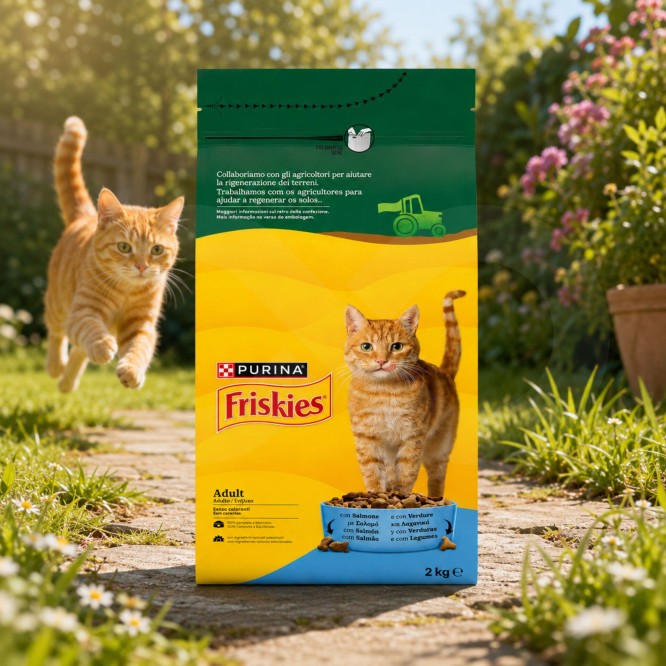 PURINA® Friskies Adult-Katze Meeresfische 2kg