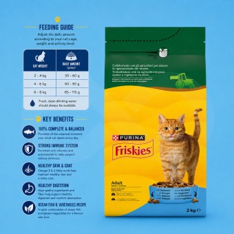 PURINA® Friskies Adult-Katze Meeresfische 2kg