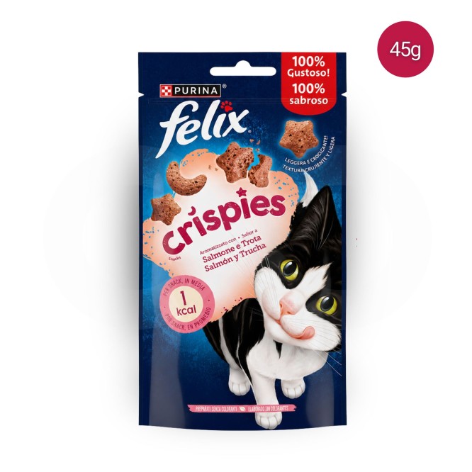 PURINA� FELIX Crispies Saumon 45 g
