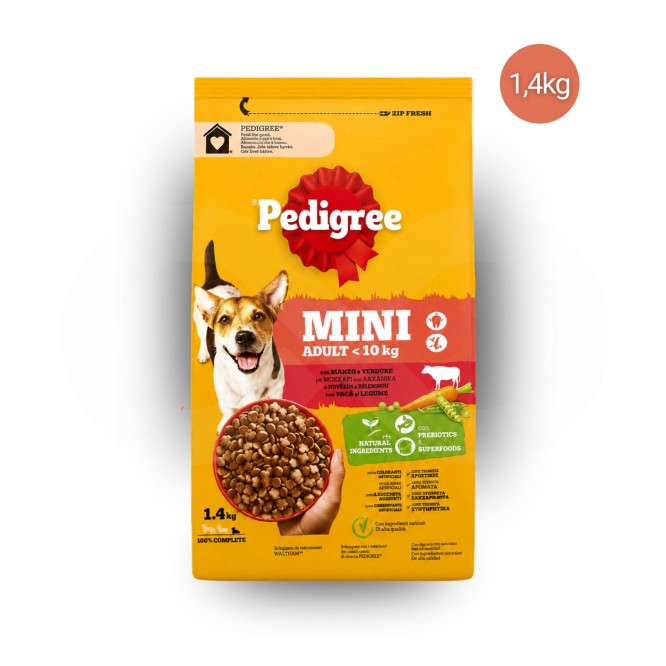 PEDIGREE� Mini Adult Beef and Vegetables 1.4 kg