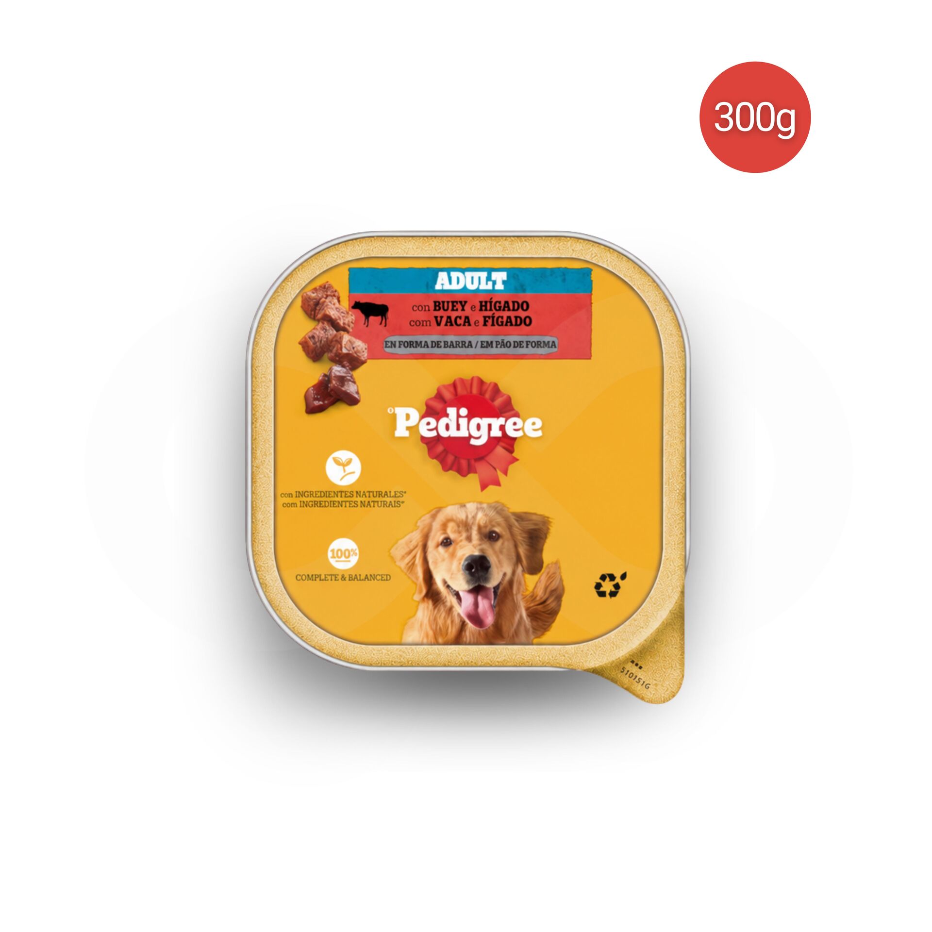 PEDIGREE® Pâté Adulte Bœuf et Foie 300 g