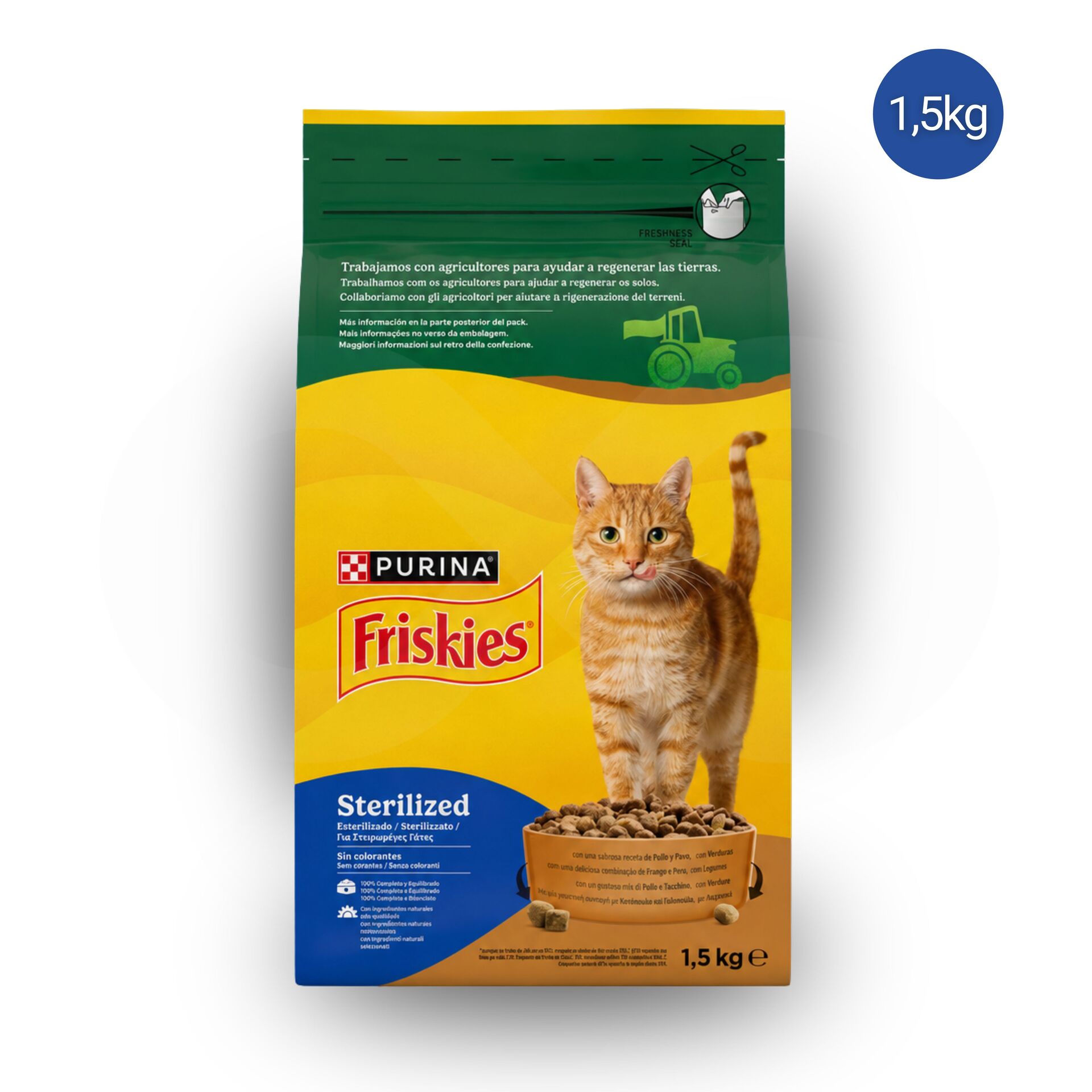 PURINAź Friskies Kot Sterylizowany Losos i Warzywa 1,5 kg