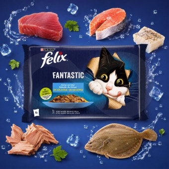 PURINA� FELIX� Fantastic Zeevruchtenfeest  4 x 85g