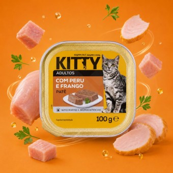 KITTY® Adult Pâté Turkey and Chicken 100 g
