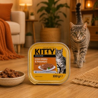 KITTY® Adult Pâté Turkey and Chicken 100 g