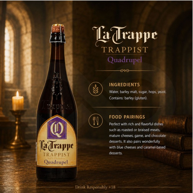 LA TRAPPE® Bier Quadrupel 750ml