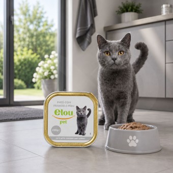 ELOU PET® Pastete für Ausgewachsene Katzen mit Huhn und Pute