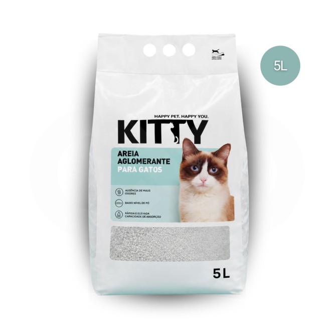 KITTY� Areia Aglomerante para Gatos 5L