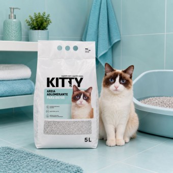 KITTY� Areia Aglomerante para Gatos 5L