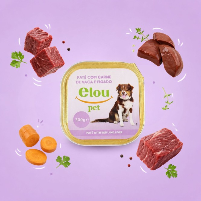 ELOU PET® Adult Dog Pâté Poultry and Game 300 g