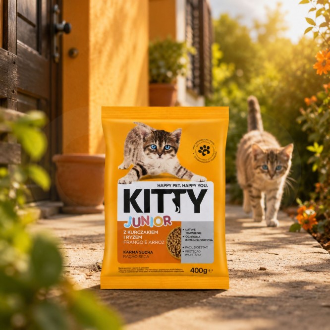 KITTY� Junior Kurczak i Ryz 400 g