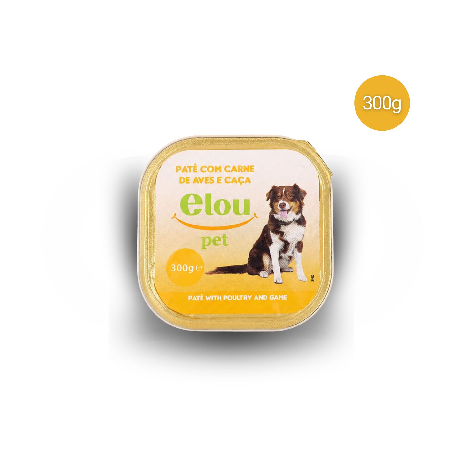 ELOU PET® Pâté pour Chiens Adultes à la Volaille et à l'Agng