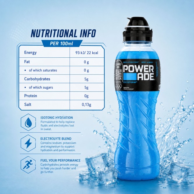 POWERADE® Ice Storm 500ml