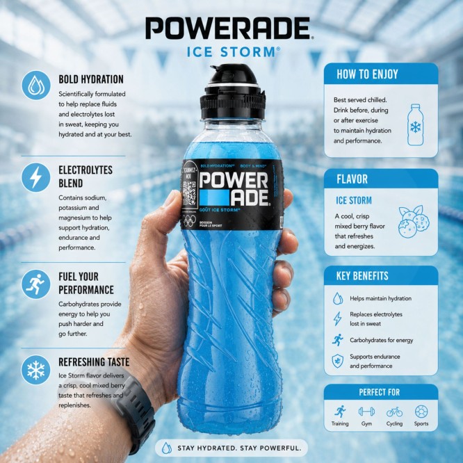 POWERADE® Ice Storm 500ml