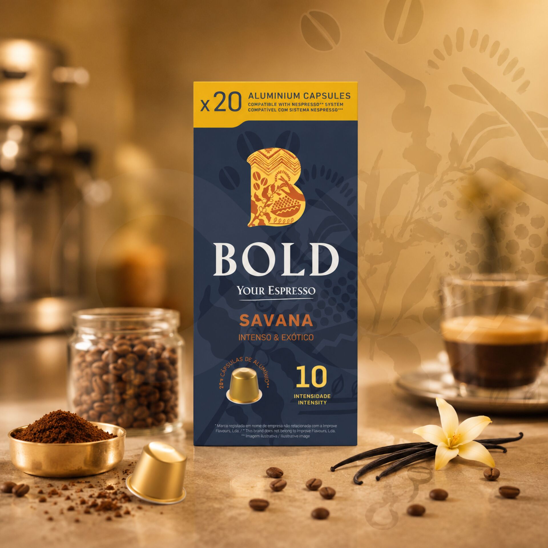 BOLDŽ Savanna Nespresso Capsules 20 pcs