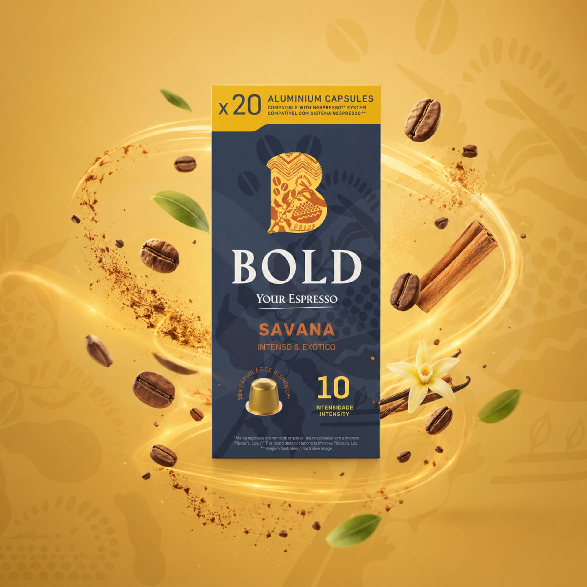 BOLDŽ Savanna Nespresso Capsules 20 pcs