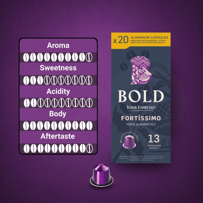 BOLD® Fortissimo Kapsulki Nespresso 20 szt.