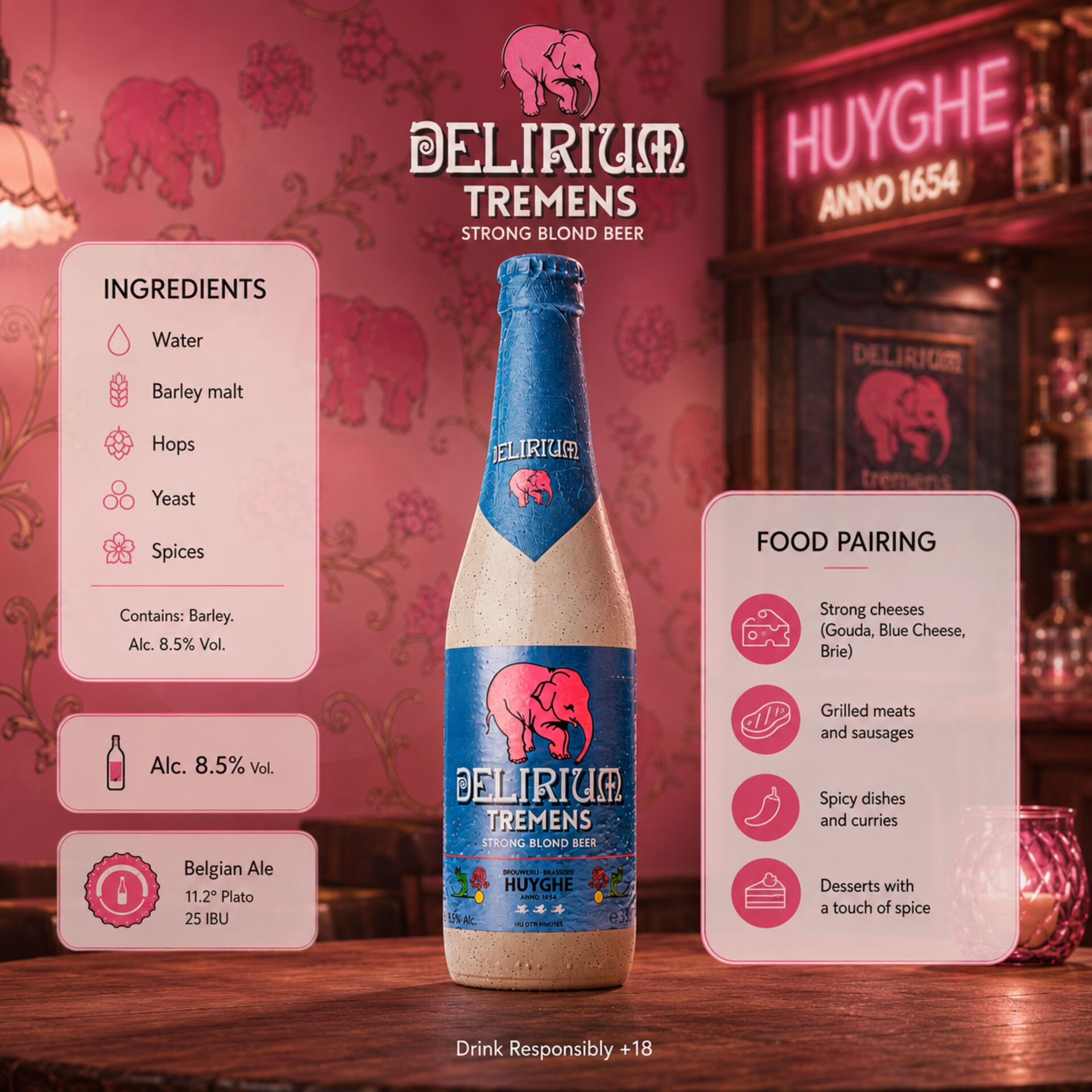 DELIRIUM TREMENS® Strong Blonde 330ml