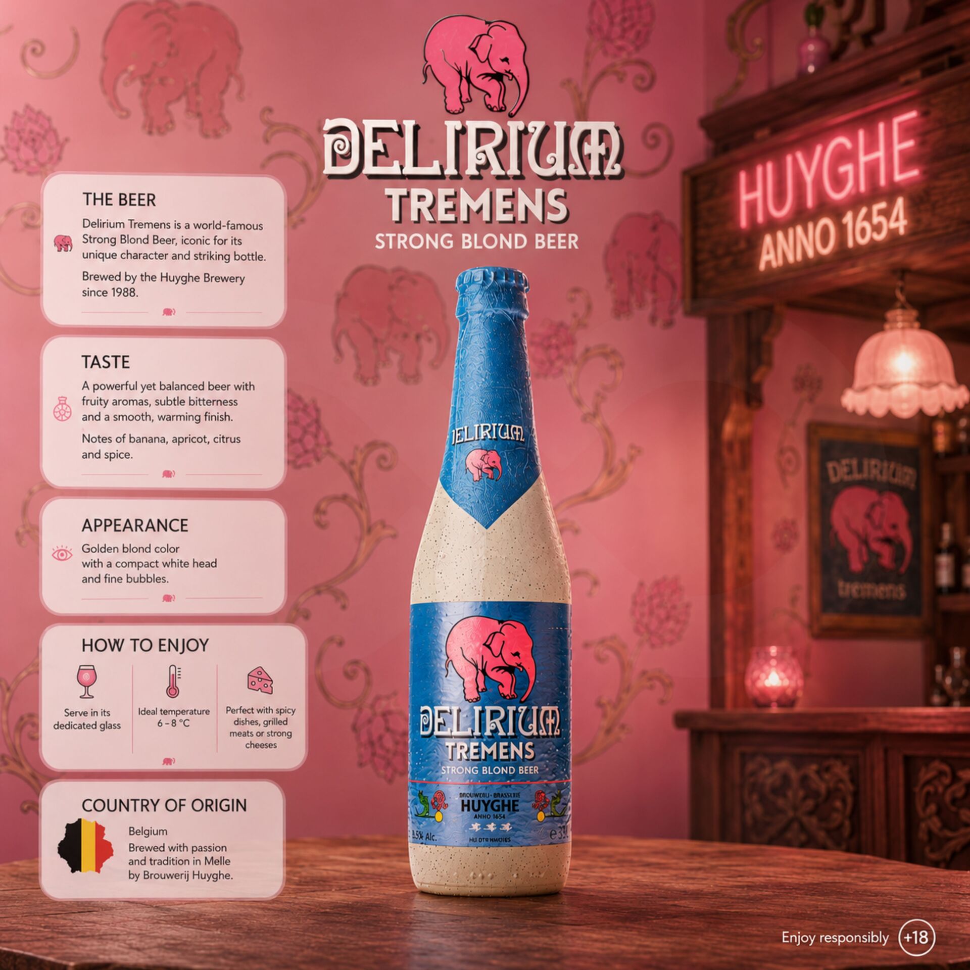 DELIRIUM TREMENS® Strong Blonde 330ml