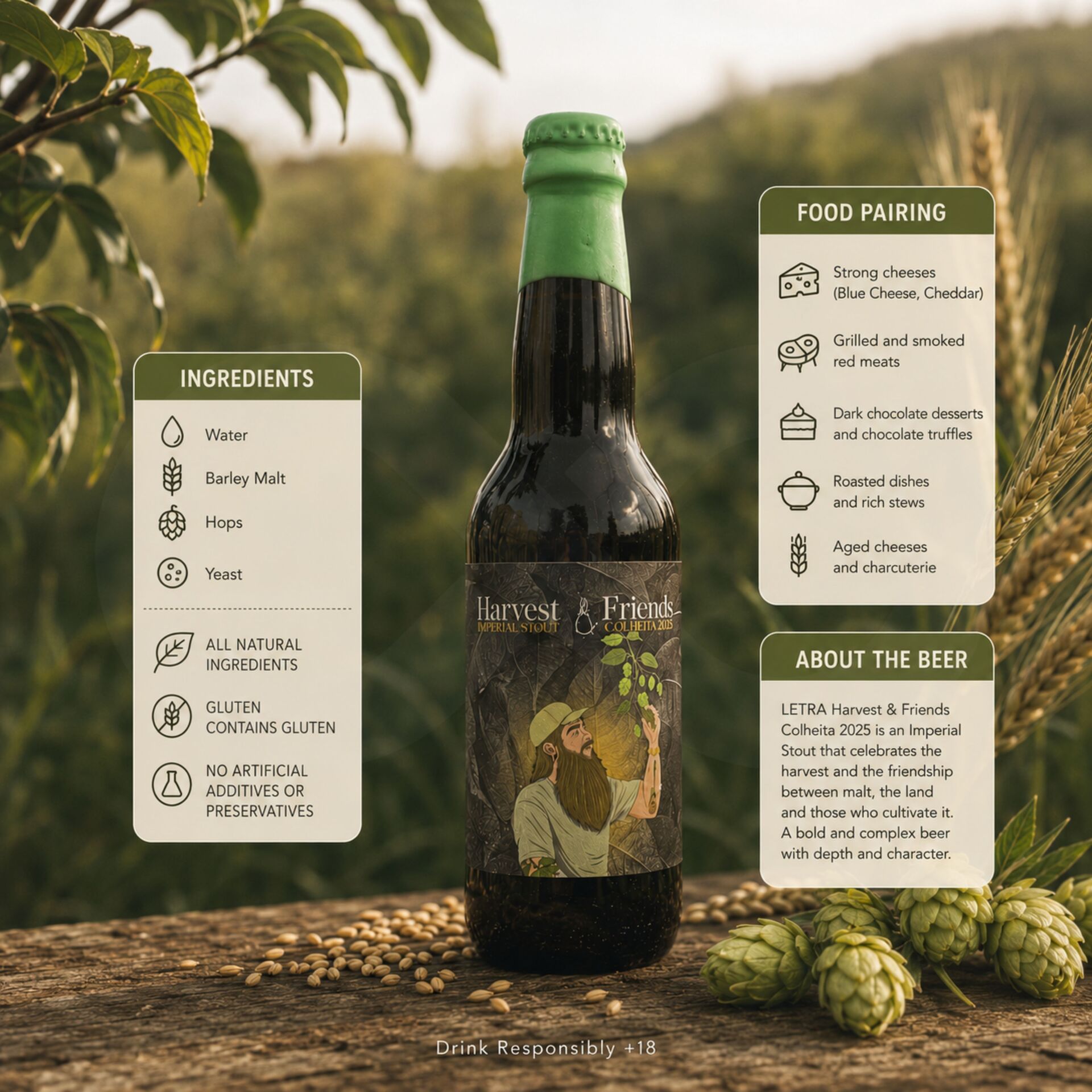 LETRAŽ Harvest & Friends Cerveja 330ml