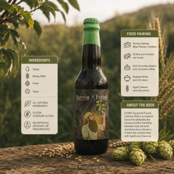 LETRA� Harvest & Friends Cerveja 330ml