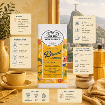 COMPAGNIA DELL'ARABICA® Café Moído Brasil 250g