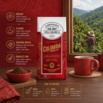 COMPAGNIA DELL'ARABICA� Caf� Mo�do Colombia 250g