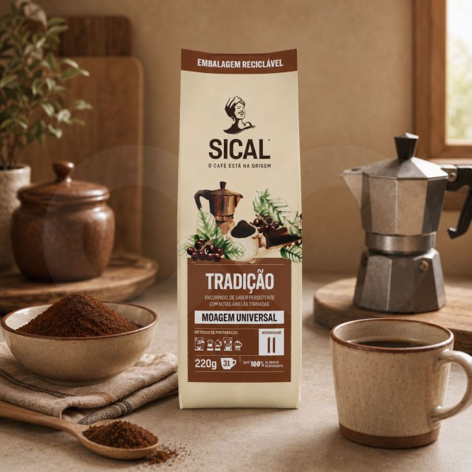 SICAL® Ground Coffee Tradição 220g