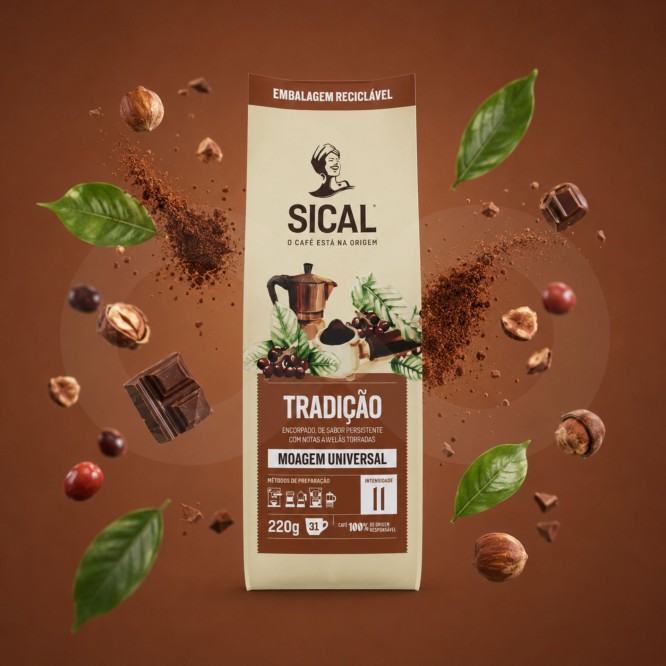 SICAL® Ground Coffee Tradição 220g