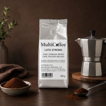 MULTICOFFEES® Gemalen Koffie Strong 200g