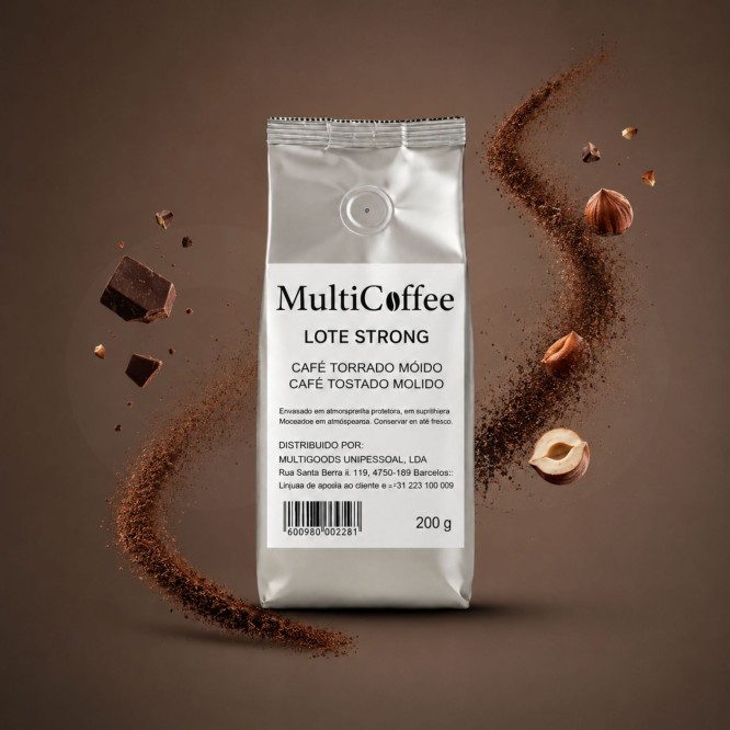 MULTICOFFEES® Gemalen Koffie Strong 200g