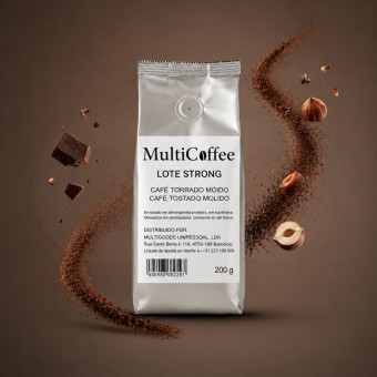 MULTICOFFEES® Gemalen Koffie Strong 200g