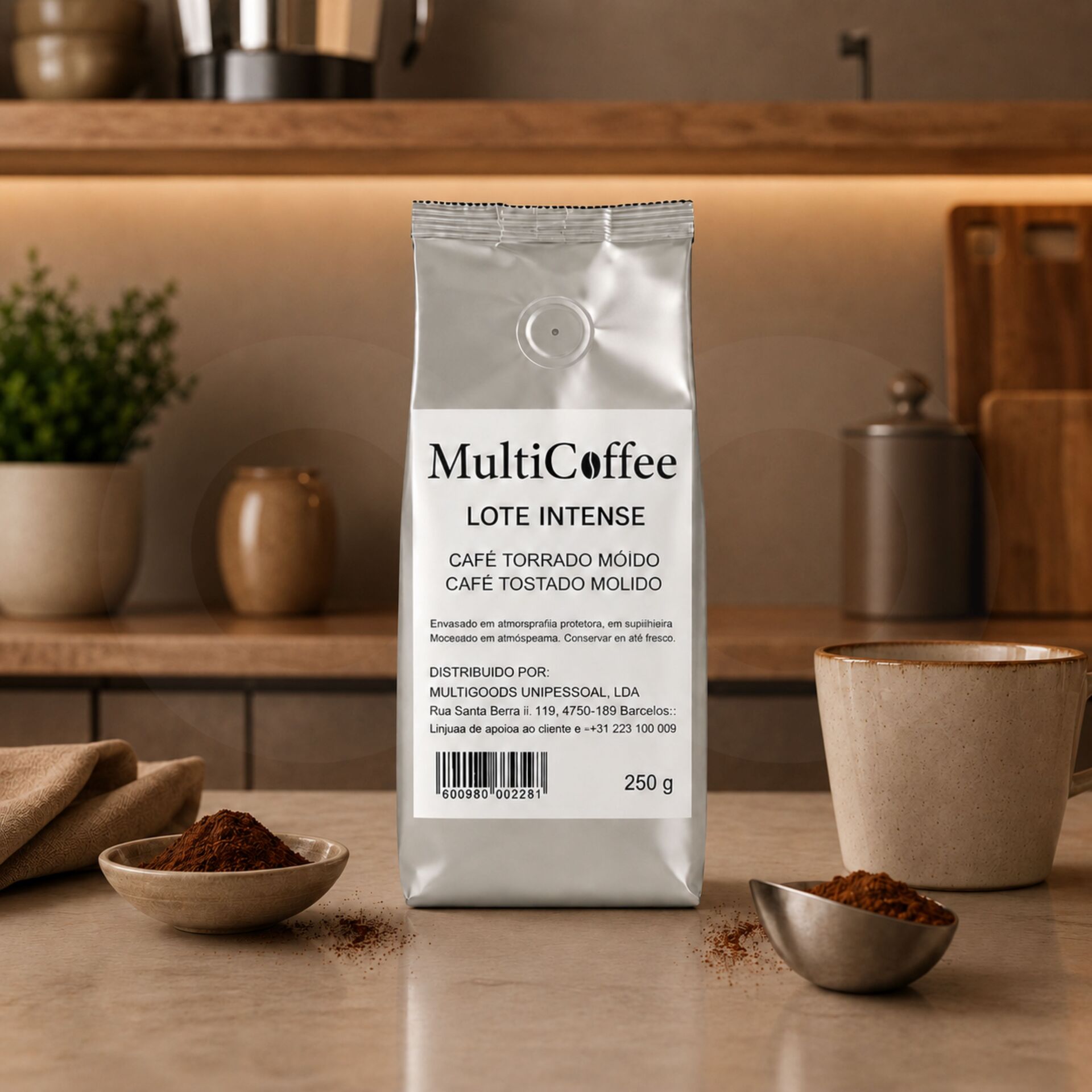 MULTICOFFEES® Gemalen Koffie Intense 200g