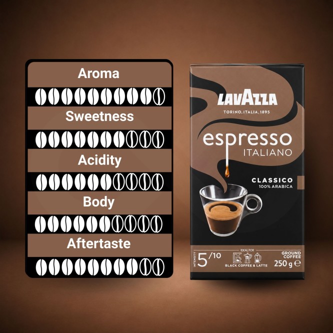 LAVAZZA® Café Moulu Espresso Italiano 250g