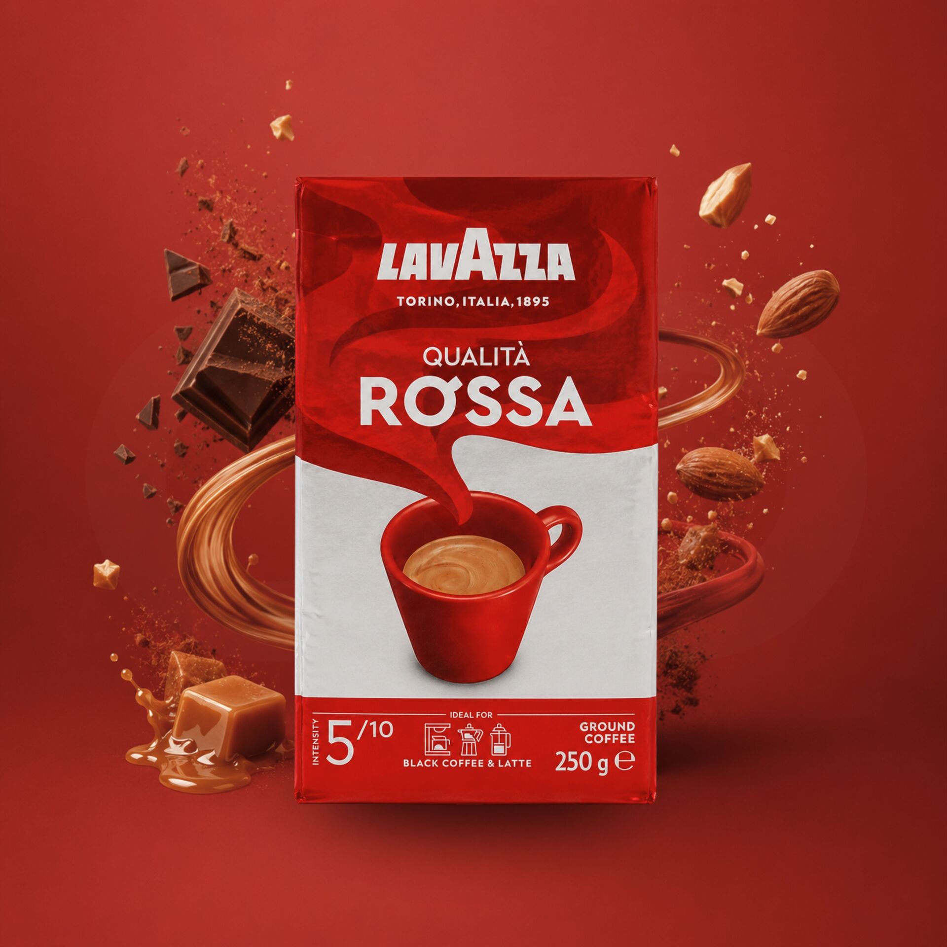 LAVAZZA® Caffè Macinato Rossa 250g