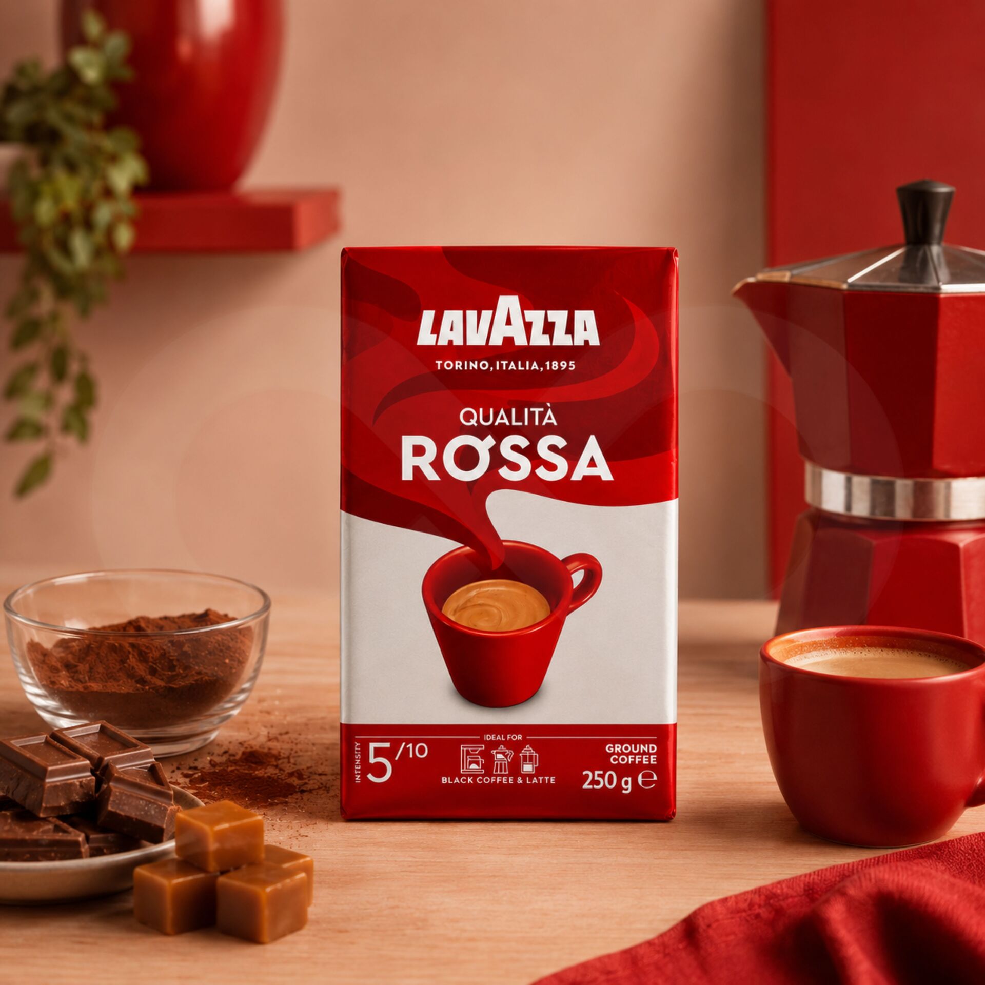 LAVAZZA® Caffè Macinato Rossa 250g