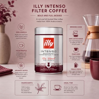 ILLY� Caff� Macinato Intenso Filtro 250g