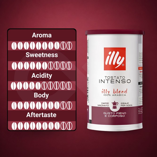 ILLY® Café Molido Intenso Filtro 250g